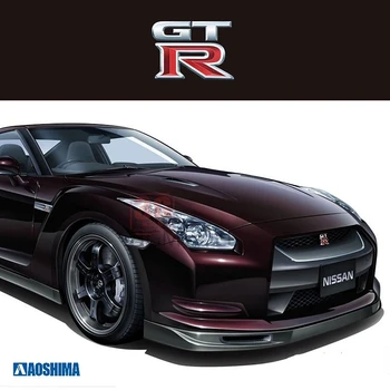 AOSHIMA 1:24 R35 Nissan GT-R Spec-V `09 06218 התאספו דגם המכונית מהדורה מוגבלת סטטית הרכבה ערכת דגם צעצוע